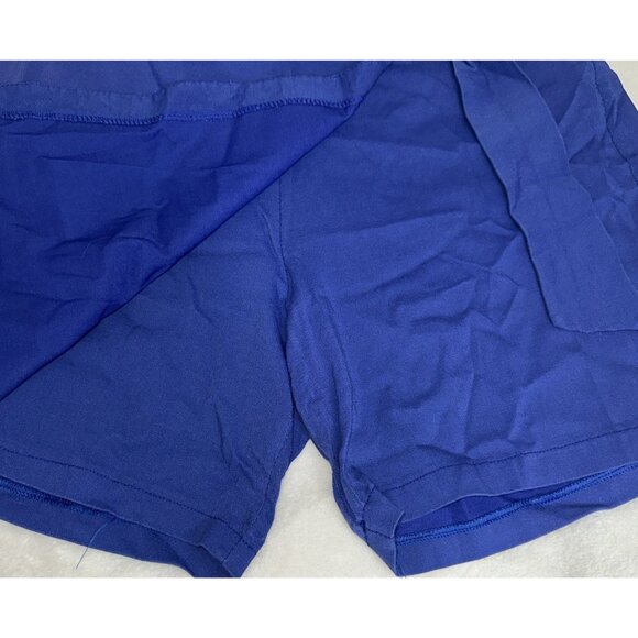 Vintage Lorendu Womens Blue Wrap Skort With Ring Detail Size L - Picture 2 of 7